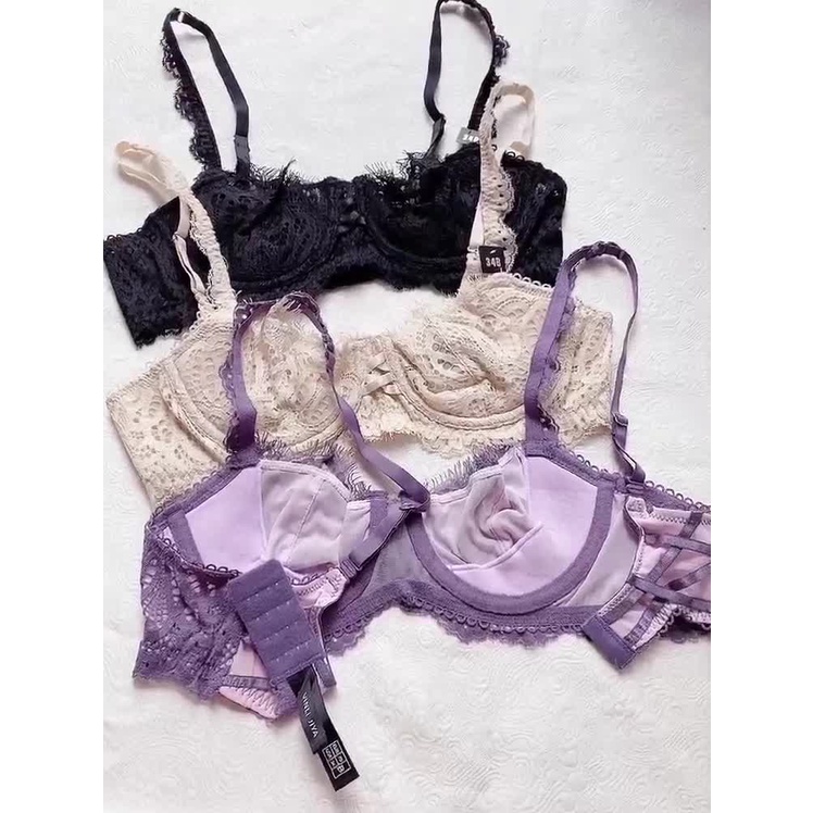 THANH LÝ - Áo lót A025 Vicky ren có gọng mút mỏng ren cao cấp