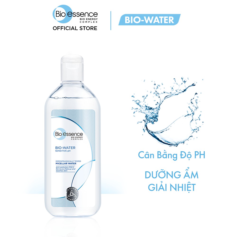 [Mã FMCGMALL -8% đơn 250K] Nước tẩy trang ẩm mượt mịn màng Bio-Essence BioWater Micellar 400ml | BigBuy360 - bigbuy360.vn