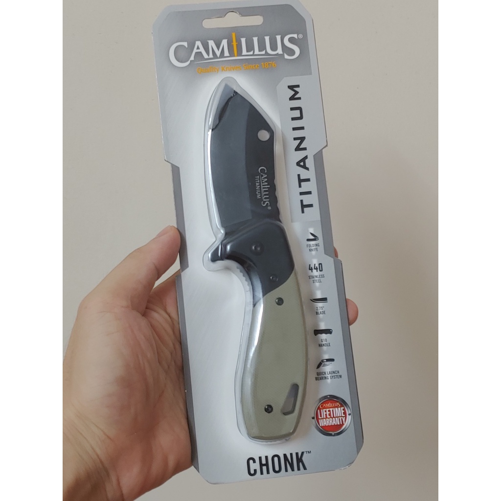 Dao gấp Camillus Chonk nhỏ gọn, thiết kế đẹp