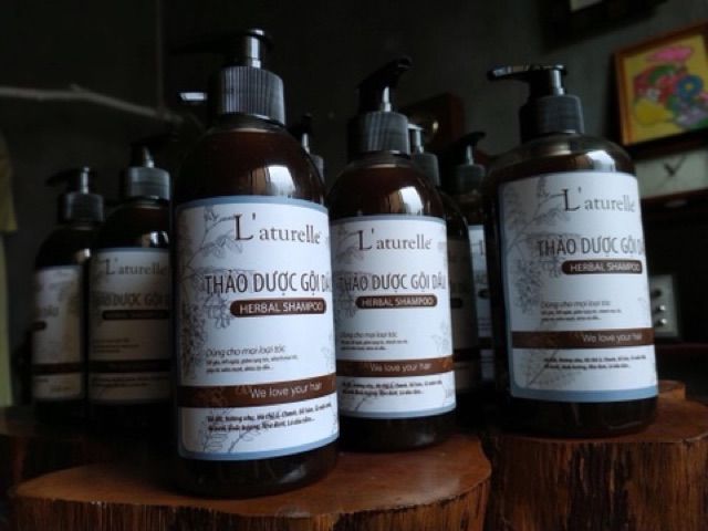 Dầu gội Thảo dược L'aturelle 500 ml - Sạch gàu, mượt tóc, detox da đầu, ngăn rụng tóc, kích thích mọc tóc