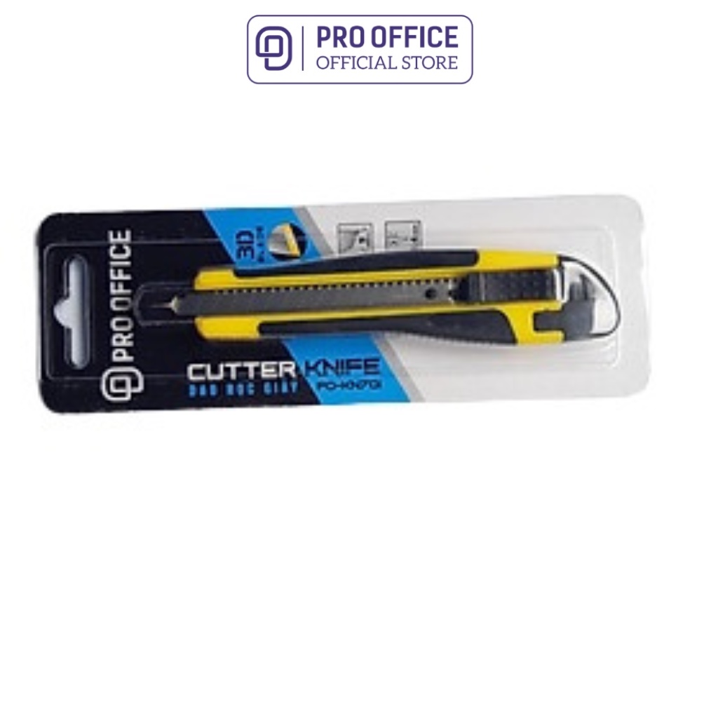 Dao Rọc Giấy PRO OFFICE Chất Liệu Cao Cấp, Không Gỉ, An Toàn Sử Dụng PO-KN701/702/801