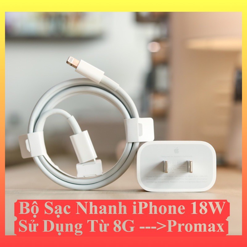 Bộ sạc nhanh IPhone 8G/8P/X/XS/XSM/11/1PRO/11PM/12/12PRO/12PROMAX