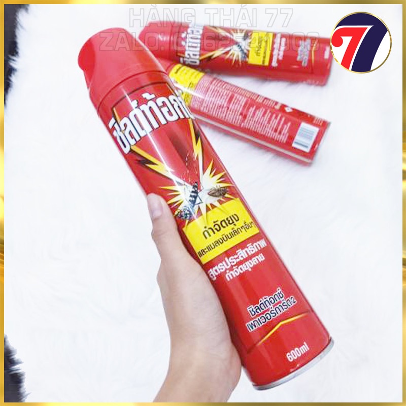 Chai xịt MUỖI Shieldtox 600ml Thái Lan - Nhập khẩu chính hãng.