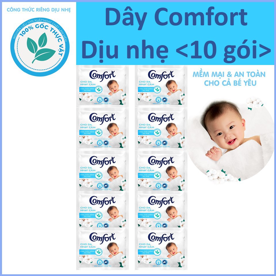 Giá sỉ nguyên thùng Nước xả vải Comfort Diu nhe 30 dây