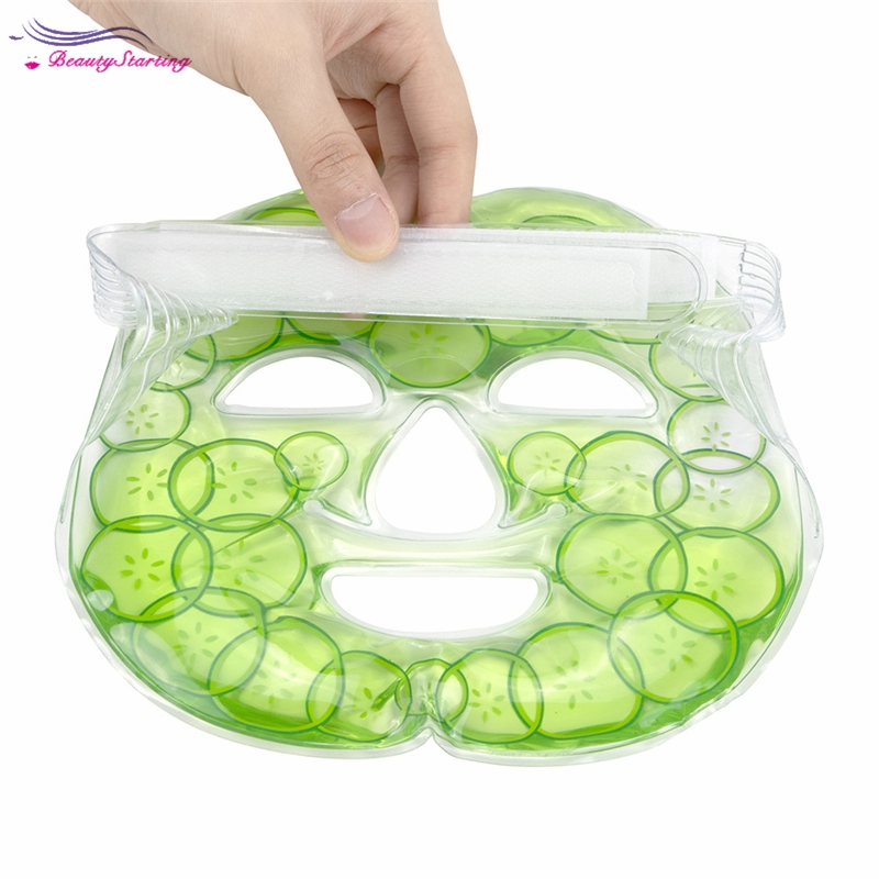 Mặt nạ gel dưa chuột chườm lạnh/nóng giúp giảm mệt mỏi và se khít lỗ chân lông