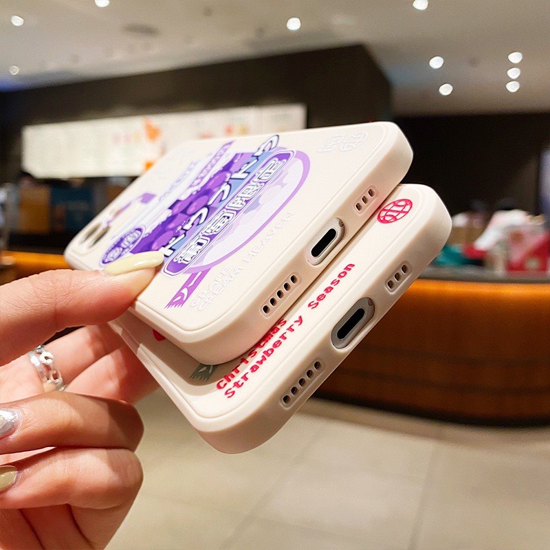 Ốp lưng BVC cạnh vuông giả 14 kem 5 6 5s/6/6plus/6s/6splus/7/7plus/8/8plus/x/xr/xs/11/12/pro/promax/13/14Promax