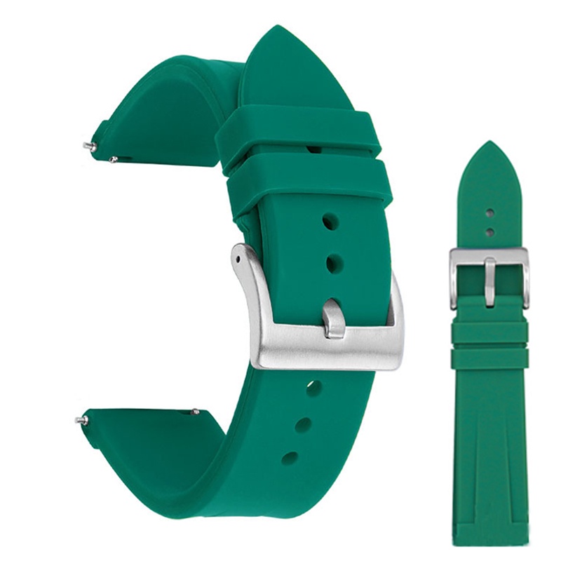 Dây Đeo Đồng Hồ Thể Thao Bằng Silicone 22mm Tháo Gỡ Nhanh 20mm Cho Seiko / Samsung