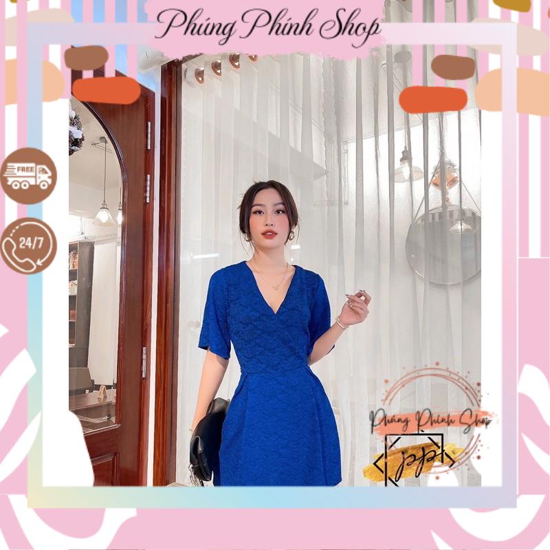 Jump suits thun gấm nữ đẹp ngắn hoa chìm giả váy 2020