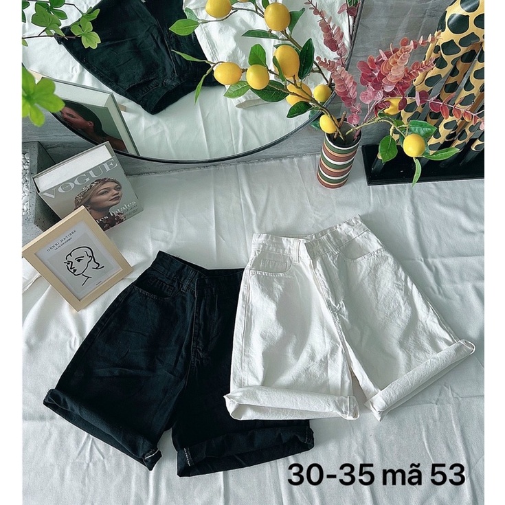 Quần Short Ngố Nữ Lưng Cao Lai Tua Bigsize Đến 80kg Chất Kaki Mềm Mịn Ms53