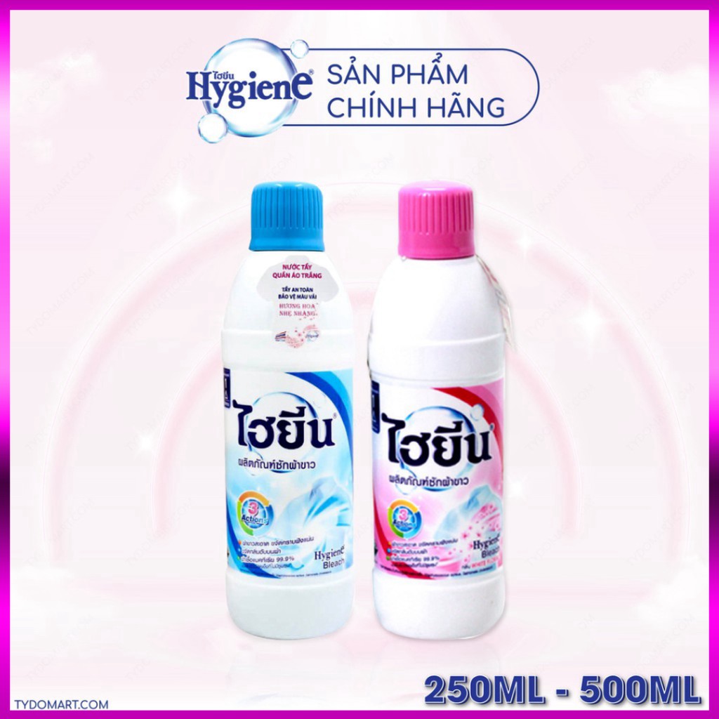 Nước Tẩy Quần Áo Trắng Hygiene Thái Lan Lấy Lại Màu Vải Trắng Tinh - Jun&Mom