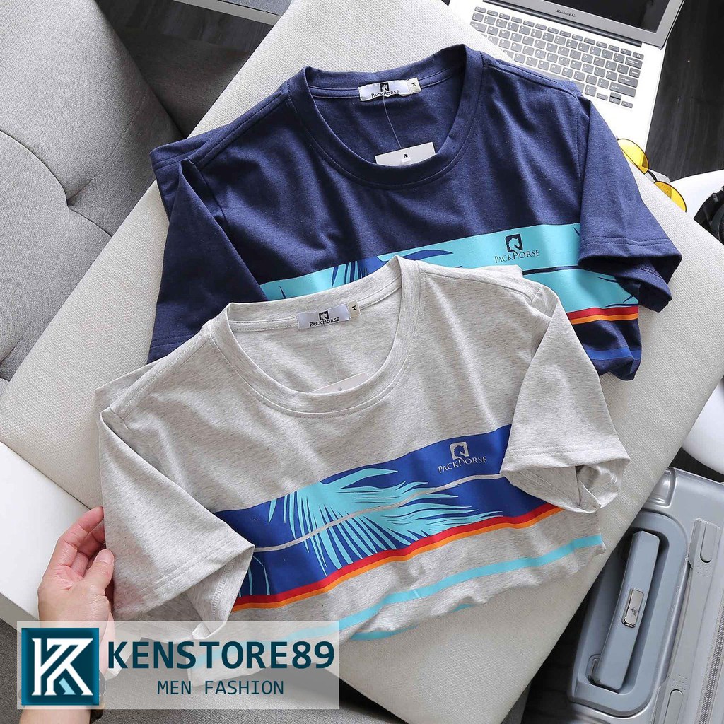 Áo thun nam cổ tròn PACKHORSE - FORWARD cao cấp KENSTORE89 ATP118