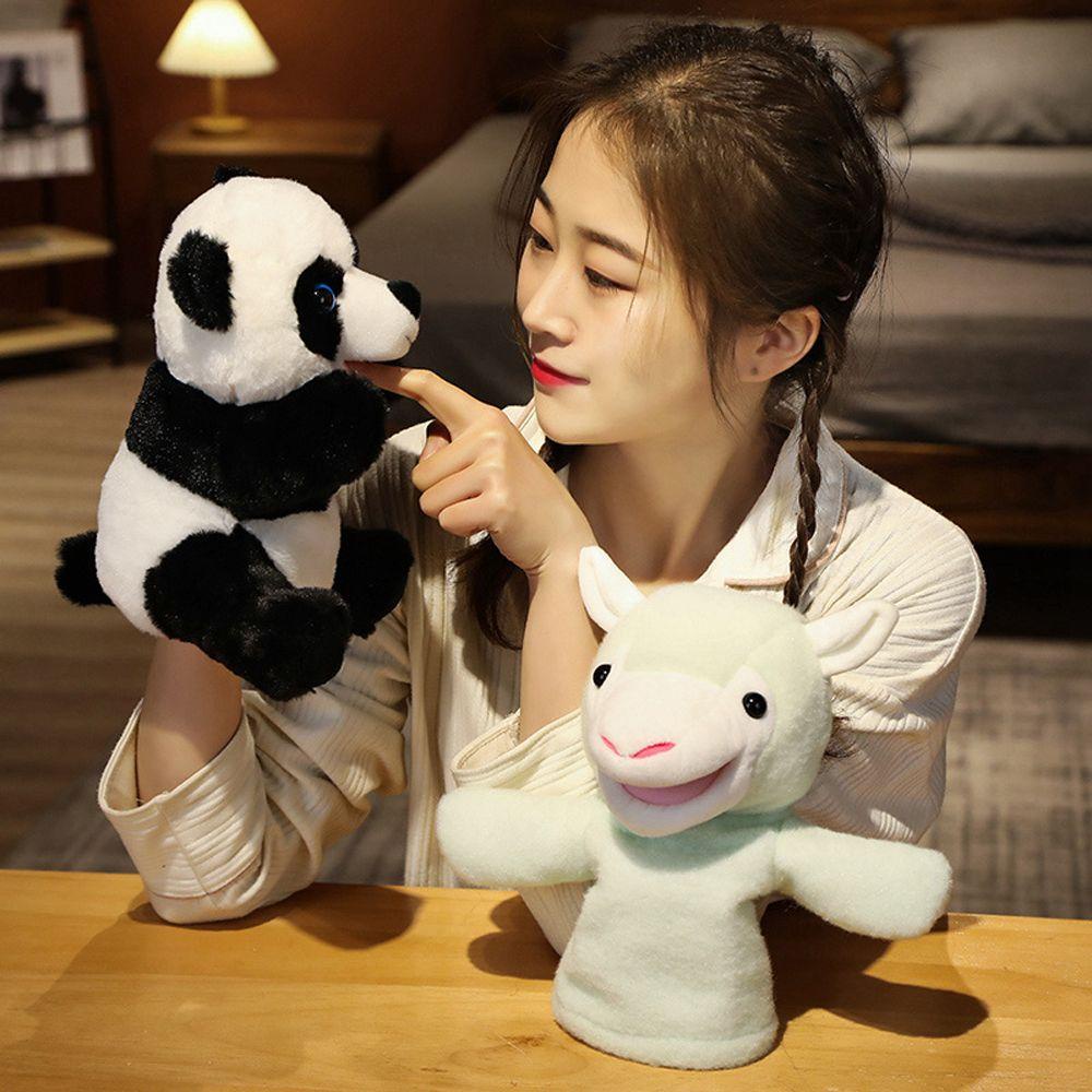 Con Rối Đeo Tay Nhồi Bông Hình Động Vật Dễ Thương Sáng Tạo