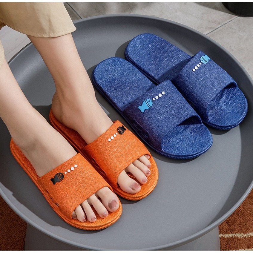 Dép đi trong nhà tắm, nhà vệ sinh, văn phòng nữ nam unisex chống trượt cute cao cấp TINZ|Mã Hca