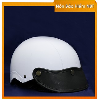 Nón bảo hiểm nữa đầu - nón bảo hiểm màu trắng