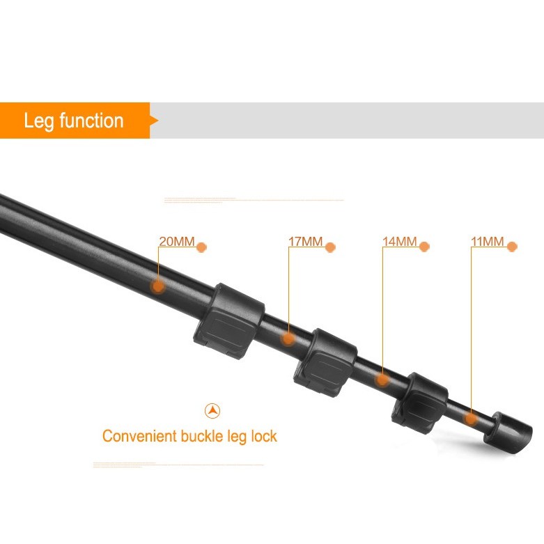 Chân Máy Ảnh Tripod & Monopod Beike Q160S Minh Đức