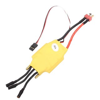 Động cơ ESC không chổi than 30a / 50a với BEC 3a cho xe hơi / tàu thuyền rc