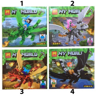 Bộ Lego xếp hình My World MineCraft - Rồng 76 - 80 pcs