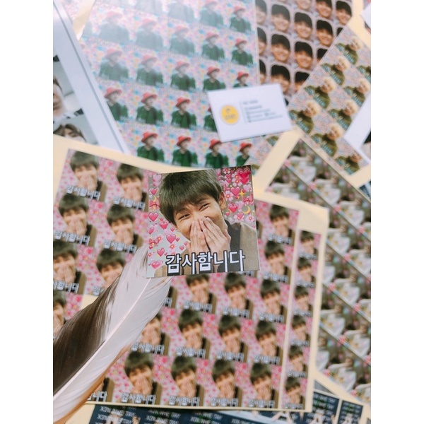 In sticker niêm phong idol theo yêu cầu 15k - tranbd - đọc kỹ mô tả