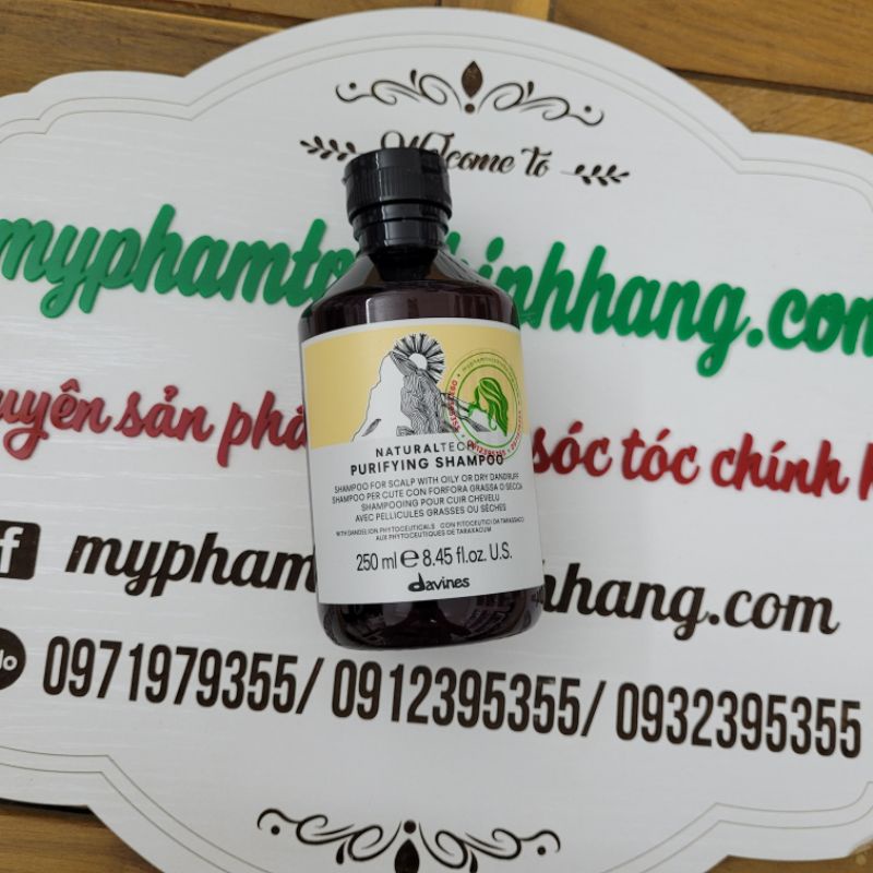 Dầu gội Davines giảm gầu purifying 250ml