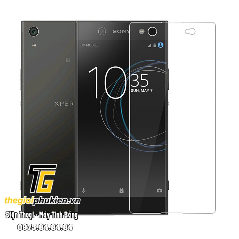 Tấm dán kính cường lực Sony XA1 Plus hiệu Glass Pro - Không full màn hình