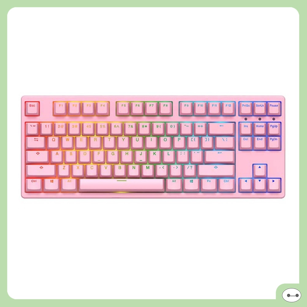 [Mã SKAMSALE03 giảm 10% đơn 200k] BÀN PHÍM CƠ AKKO 3087S RGB BLACK/ PINK (AKKO SW)