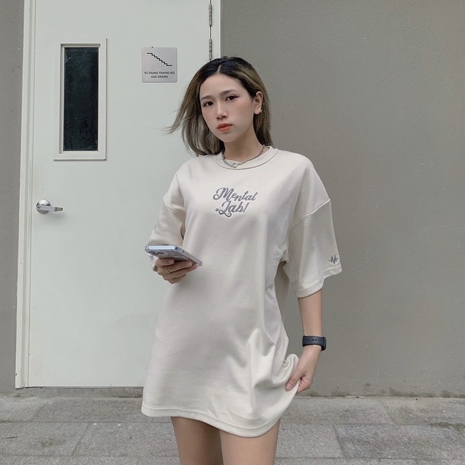 Áo Thun MENTAL® Thêu /Basic/ Oversize Tee