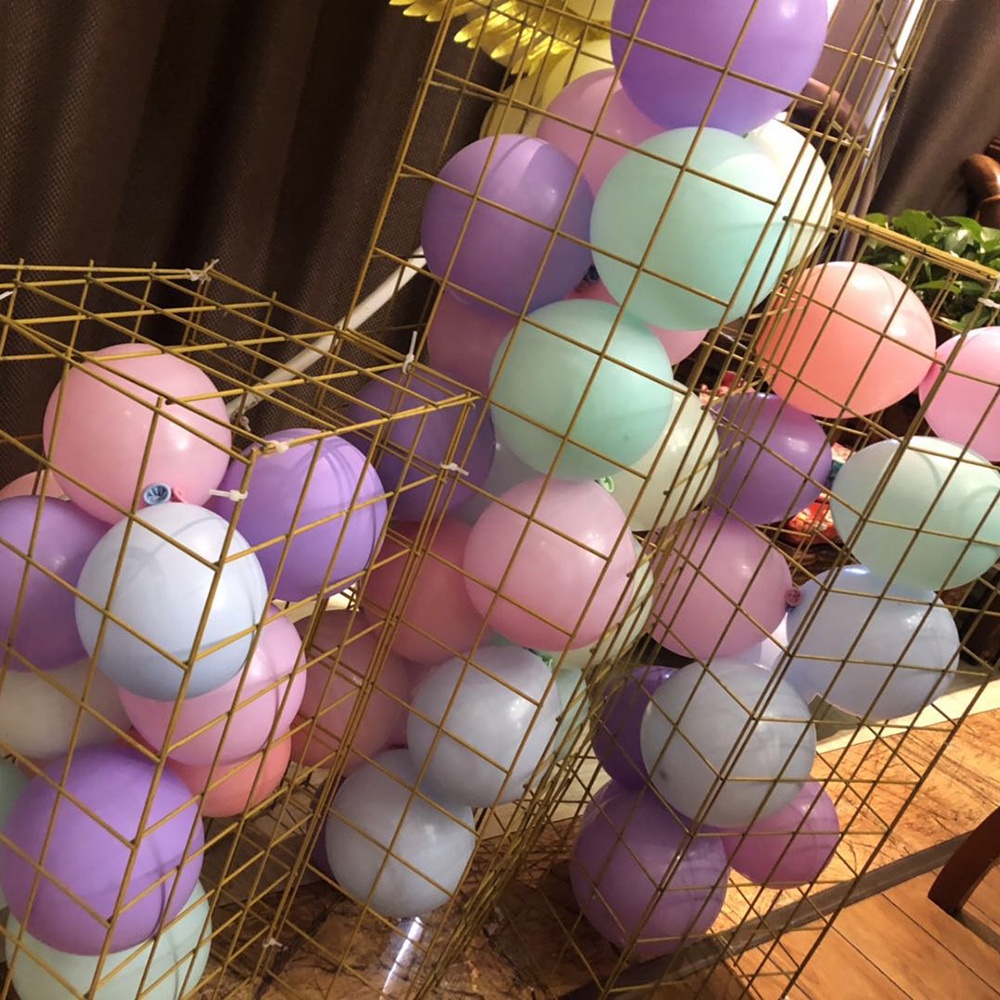 1 Bong Bóng Cao Su 10 Inch Màu Sắc Ngẫu Nhiên Dùng Để Trang Trí Tiệc Sinh Nhật / Đám Cưới