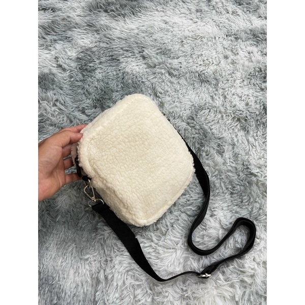 Túi Lông MLB FLEECE MINI CROSS BODY BAG full tagcode