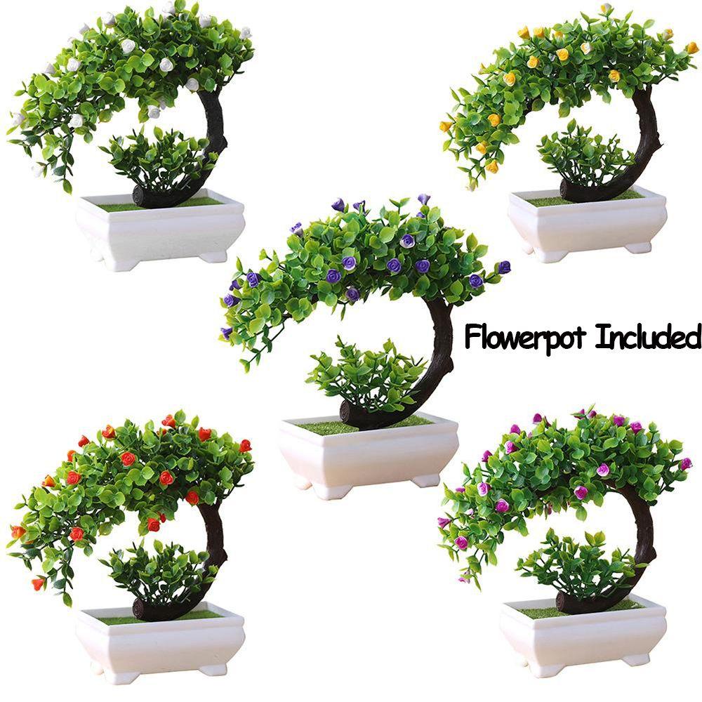 1 Cây Bonsai Giả Nhiều Màu Trang Trí Nhà Cửa