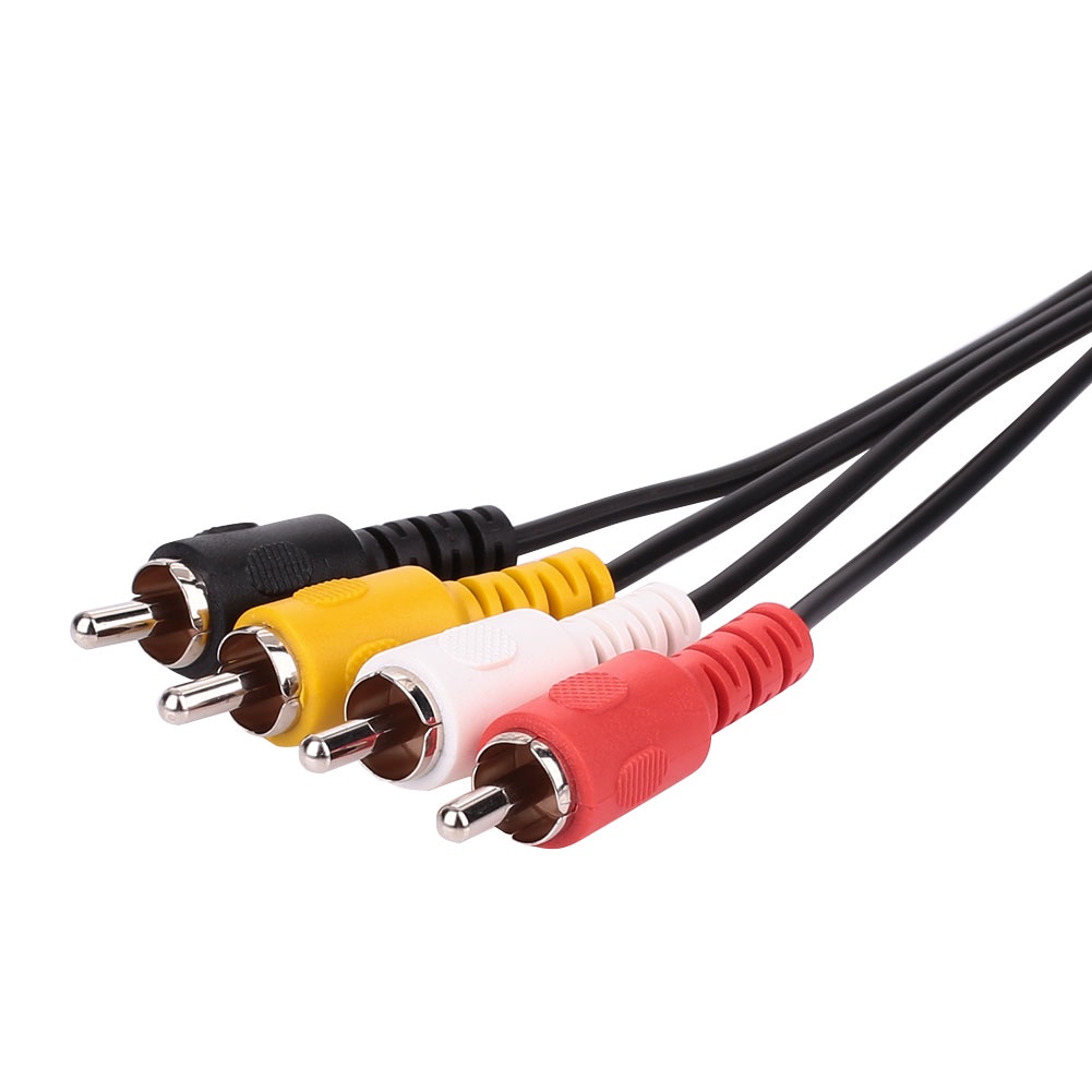 Cáp Chuyển Đổi Âm Thanh Từ 5pin Sang 4rca Av Dài 30cm Chuyên Dụng