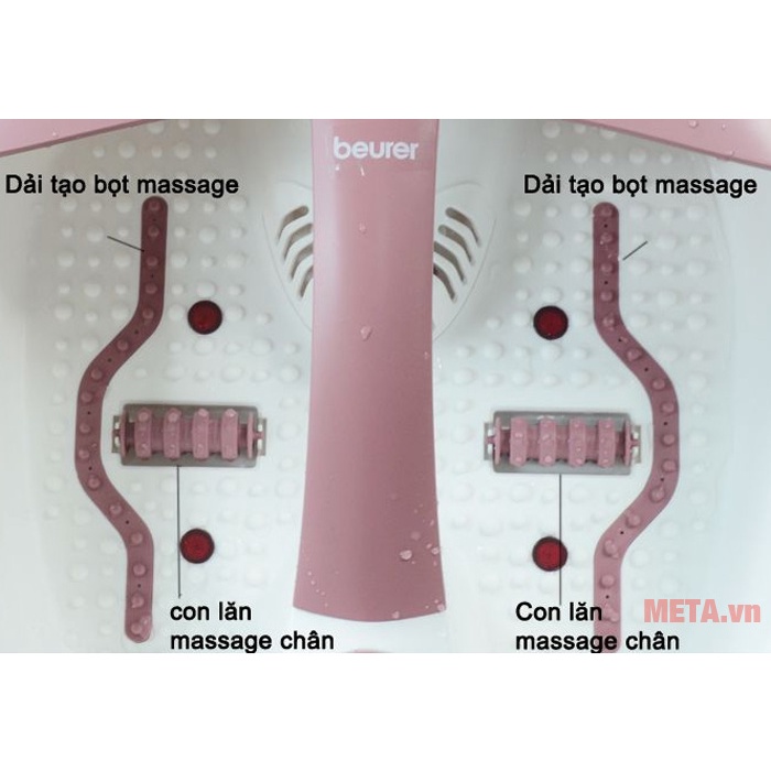 Máy massage chân , bồn massage chân mát xa chân đa năng BEURER FB35 làm nóng nước bằng hồng ngoạị