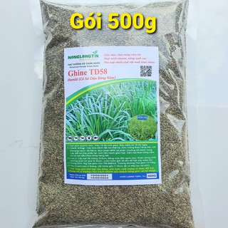 Hạt Giống Cỏ Ghine TD58 (Gói 500g) - Cỏ Sả Lá Nhỏ - Giống Cỏ Chăn Nuôi Chịu Bóng Râm Tốt Trồng Sen Canh Cây Ăn Quả