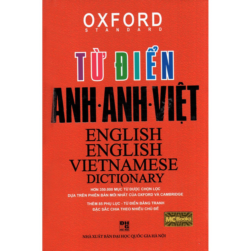 Sách - Từ Điển Anh - Anh - Việt (Bìa Cứng Đỏ)