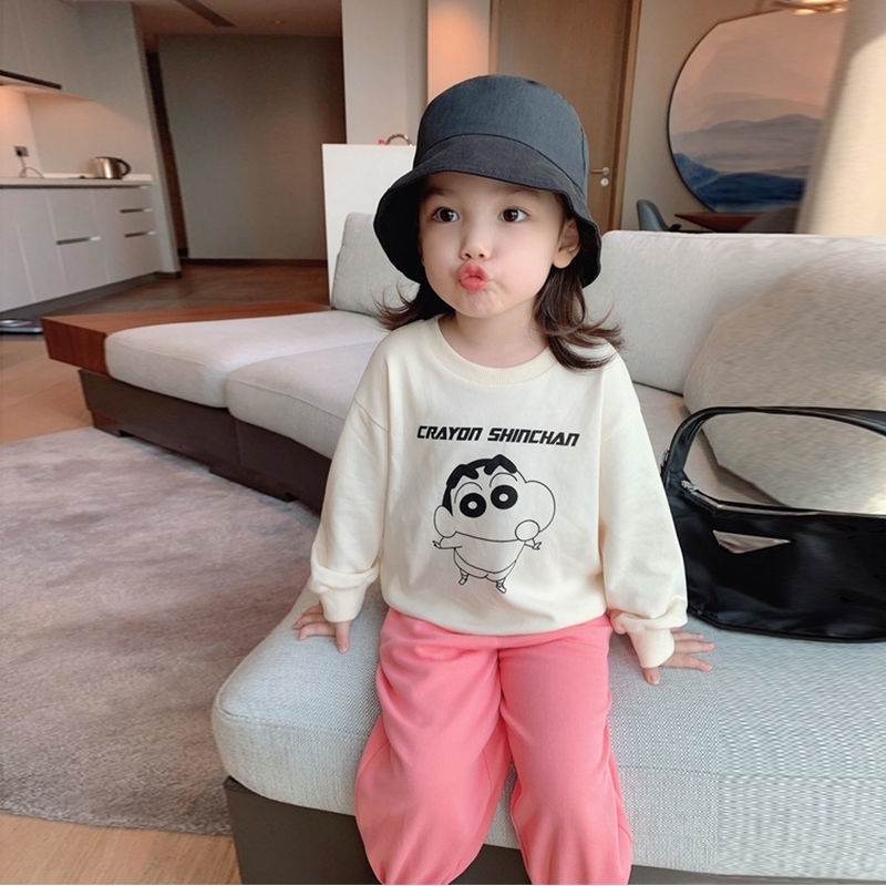 Quần dài thể thao bằng cotton nguyên chất dành cho bé gái