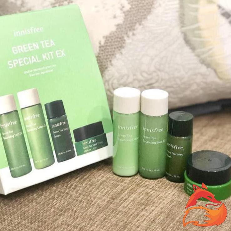 Set Kit Trà Xanh Dưỡng Ẩm Innisfree Green Tea Special Kit Ex
