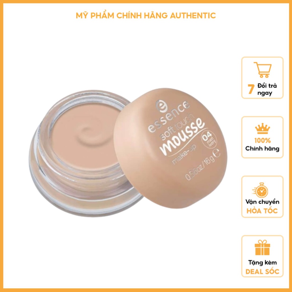 PHẤN TƯƠI ĐỨC Essence Soft Touch Mousse - Màu 04