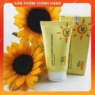 Mỹ phẩm Viskin - Kem chống nắng 10 loài hoa - Chống nắng cực mạnh không trôi khi ra mồ hôi An toàn hiệu quả