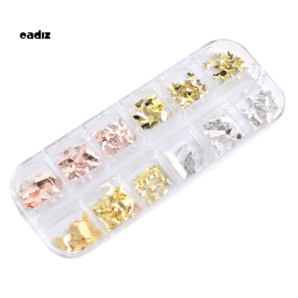 Bộ Móng Tay Giả Hình Bướm DIY Có Thể Tái Sử Dụng