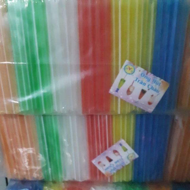 Ống hút trân châu - Ống hút trà sữa Phi 12 - 500 gram