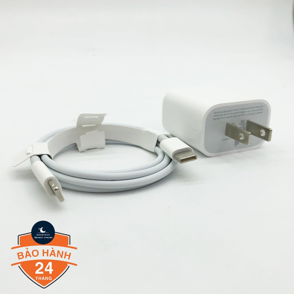 Sạc Nhanh Iphone Chính Hãng PD 18W USB-C Củ Cáp Sạc Nhanh USB-C To Lightning