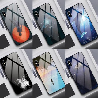 Ốp lưng kính samsung galaxy note 8 note 9 note 10 note 10 plus in hình depressio