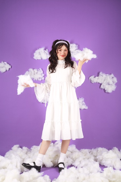 VÁY ĐI CHƠI/ĐI TIỆC/PROM - EMBROYDER DRESS - VÁY TAY DÀI ỐNG LOE | BigBuy360 - bigbuy360.vn