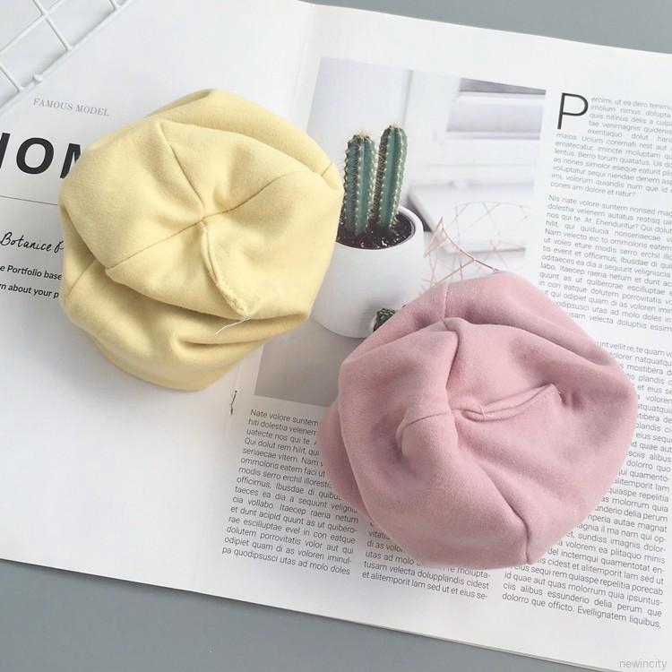 Nón giữ ấm phong cách Hàn Quốc dễ thương cho trẻ sơ sinh