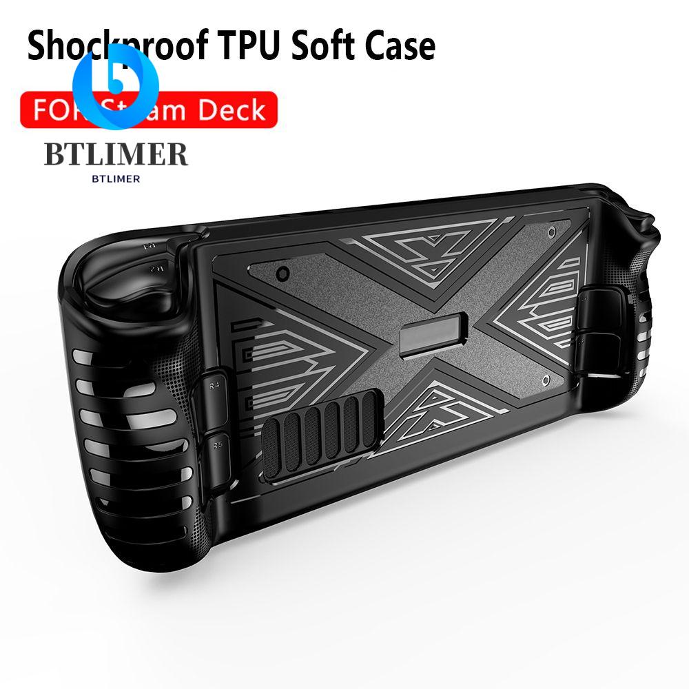 BTLIMER Ốp TPU mềm chống rơi chống sốc cho máy chơi game cầm tay Steam Deck
