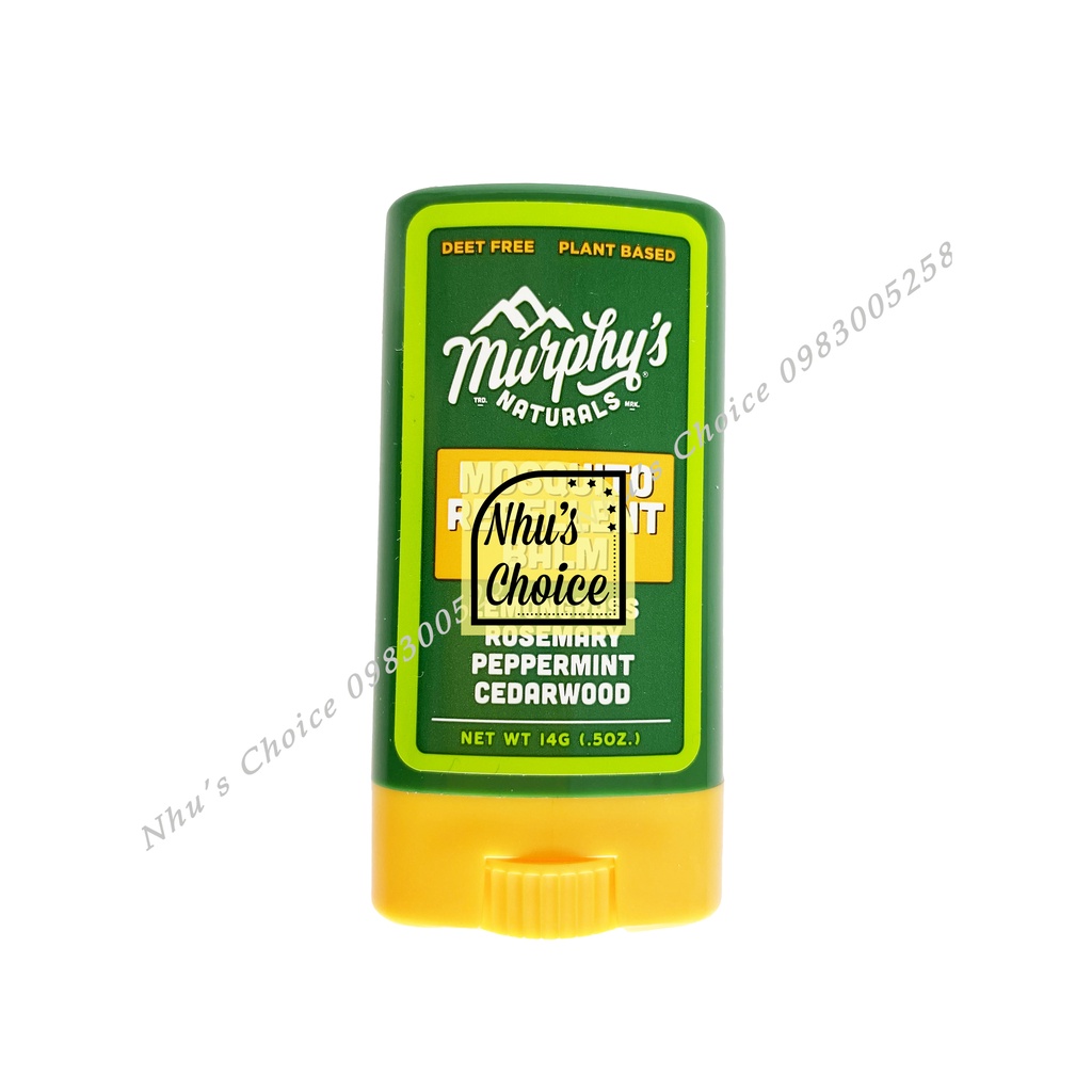 1 Cây lăn Sáp bôi Muỗi Murphy's Naturals 0.5oz - Thành phần tự nhiên, size du lịch
