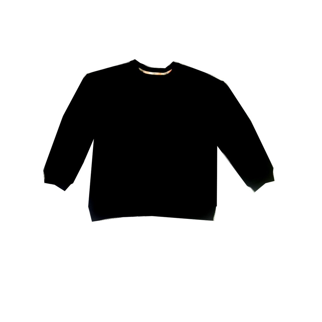Áo Sweater form Unisex màu Black cao cấp DJ