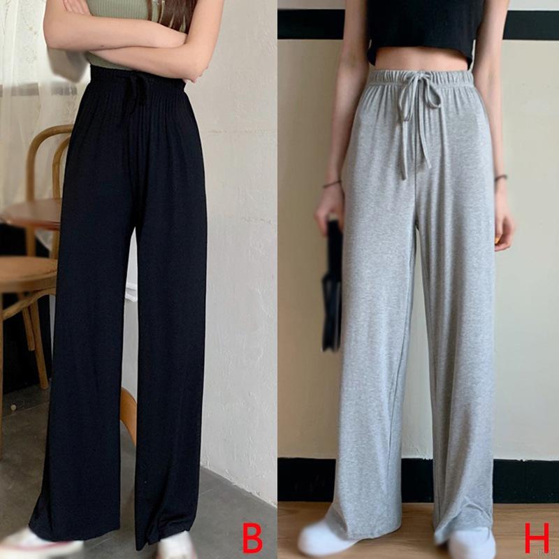 Quần Dài Ống Rộng Lưng Cao Thời Trang Mùa Hè Cho Nữ | BigBuy360 - bigbuy360.vn