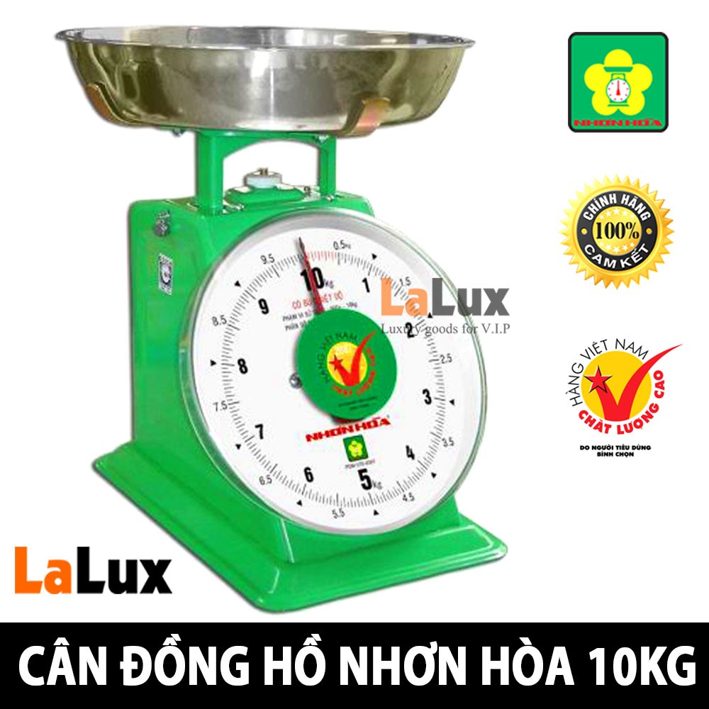 Cân Đồng Hồ Nhơn Hòa 10kg Hàng Chính Hiệu CAO CẤP