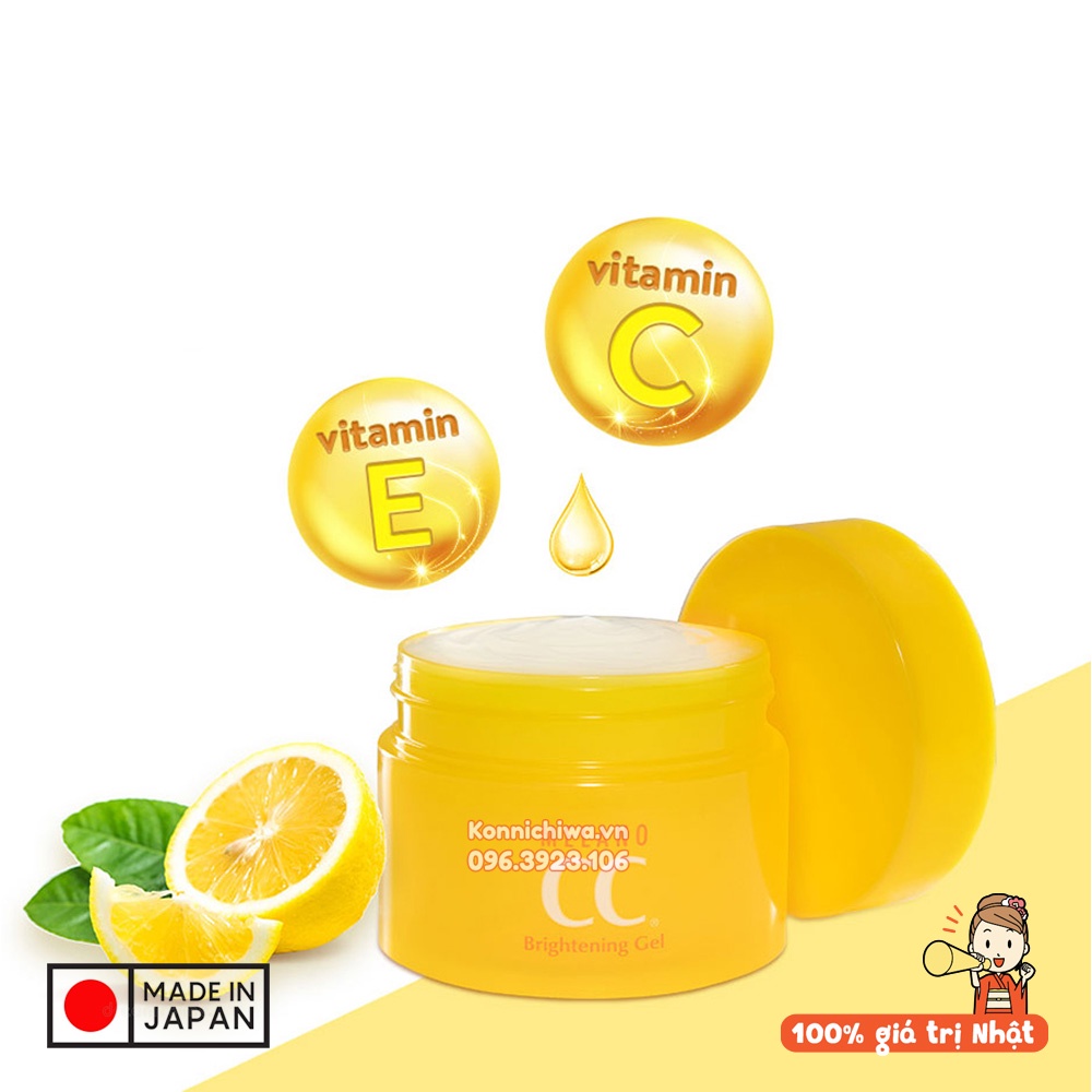Gel dưỡng trắng giảm nám ROHTO CC Melano 100g