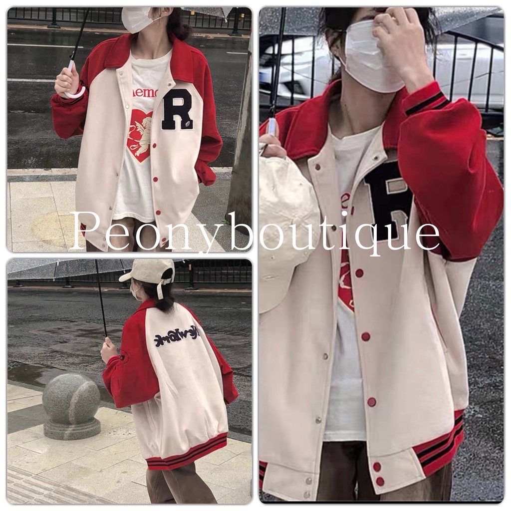 🌸 Kiểu dáng form rộng tay bồng, thể thao bóng chày cá tính Ulzzang 🌸